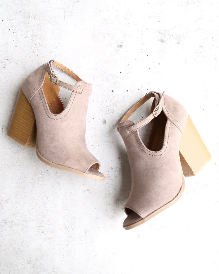Stella Peep Toe Ankle Booties in More Colors