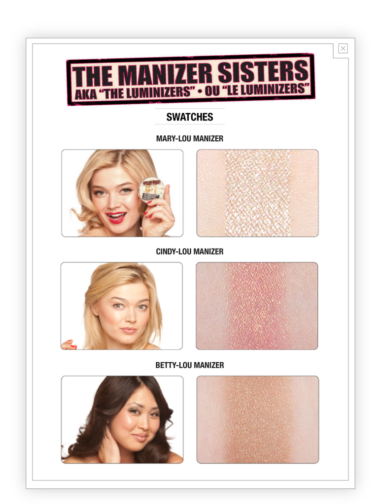theBalm - Manizer Trio Sisters, 0.11 oz.