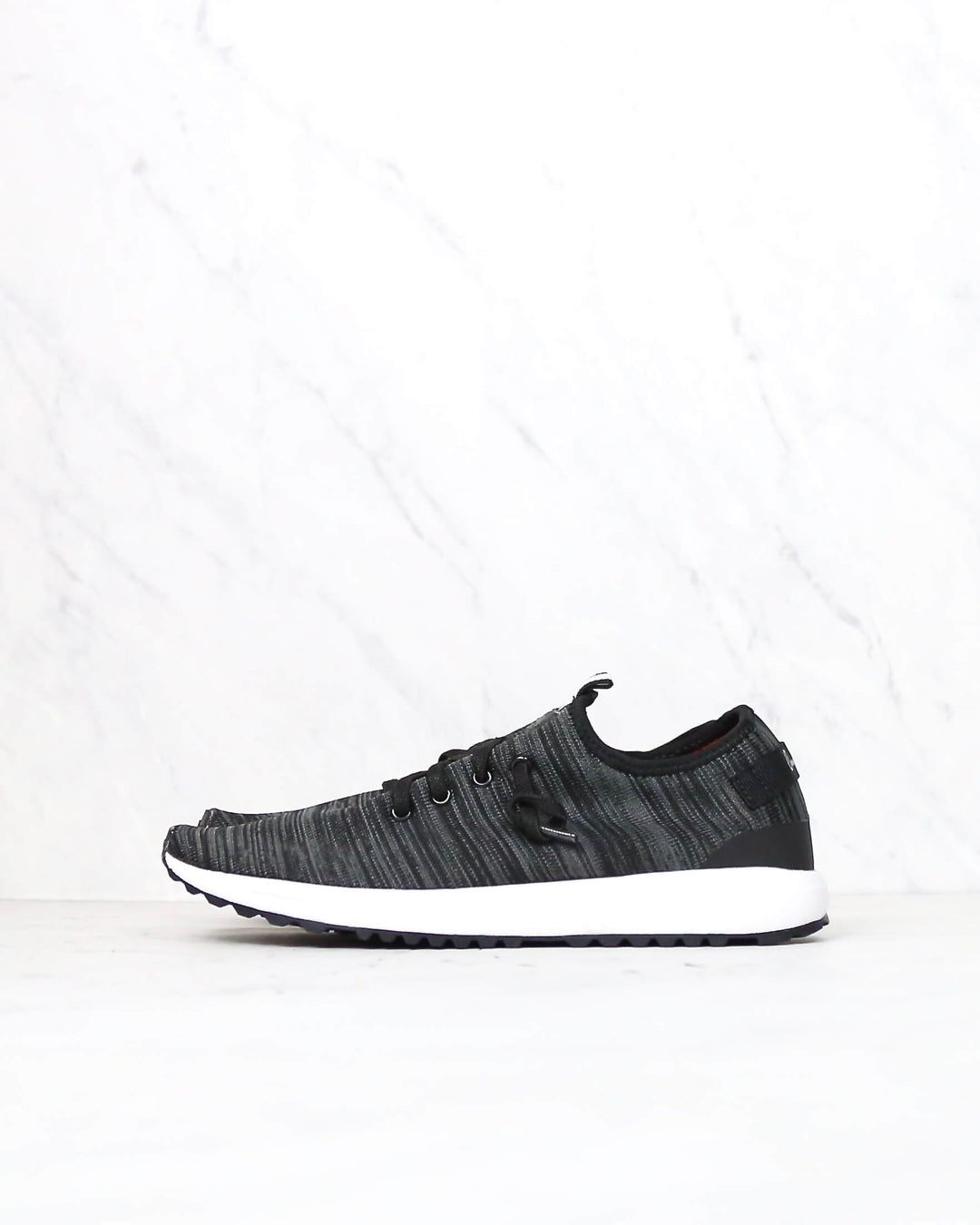 Coolway - Tahali Women's Space Dye Black Knit Sneakers