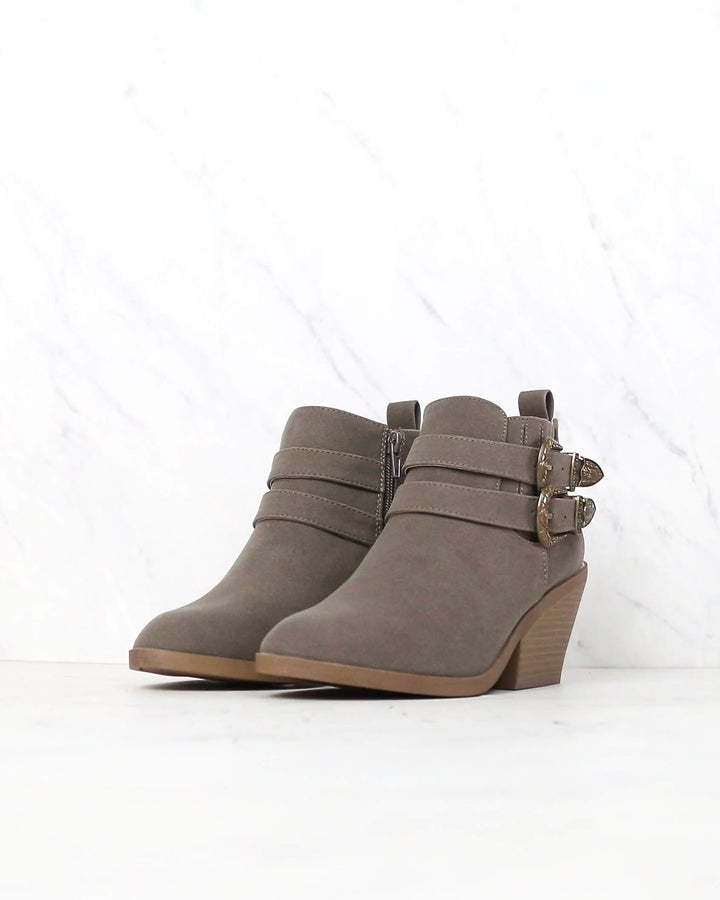 Nubuck Wedge Booties in More Colors
