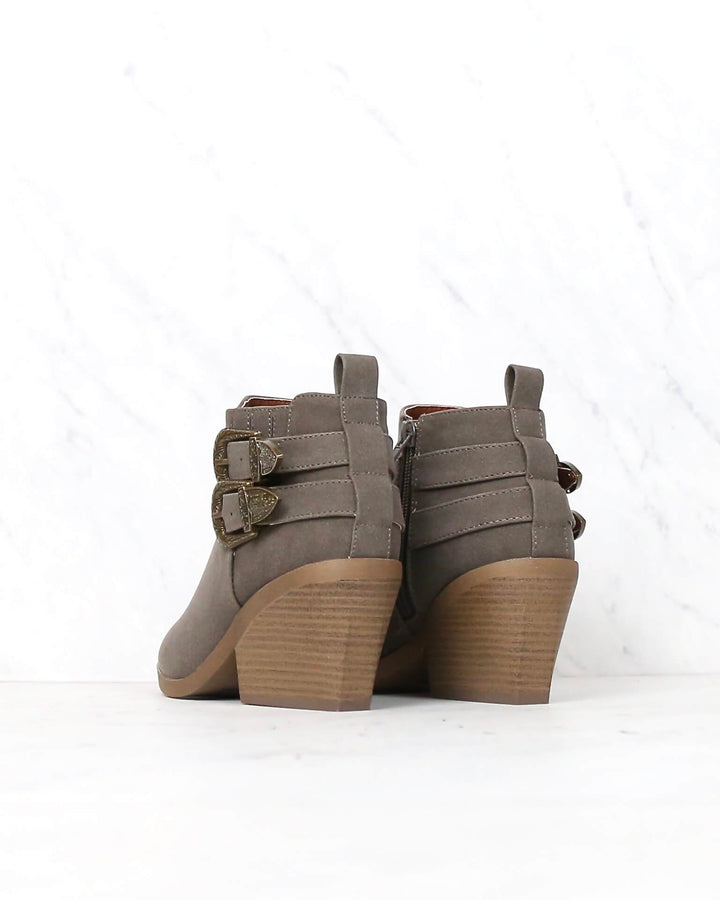 Nubuck Wedge Booties in More Colors